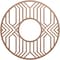 Ekena Millwork Empire Wood Fretwork Pierced Ceiling Medallion, Wood (Paint Grade), 16"OD x 5 7/8"ID x 3/8"T CMWP16X16X0375EPMF - alternate 1